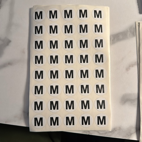 Size Stickers for Clothing - Picture 5 of 7